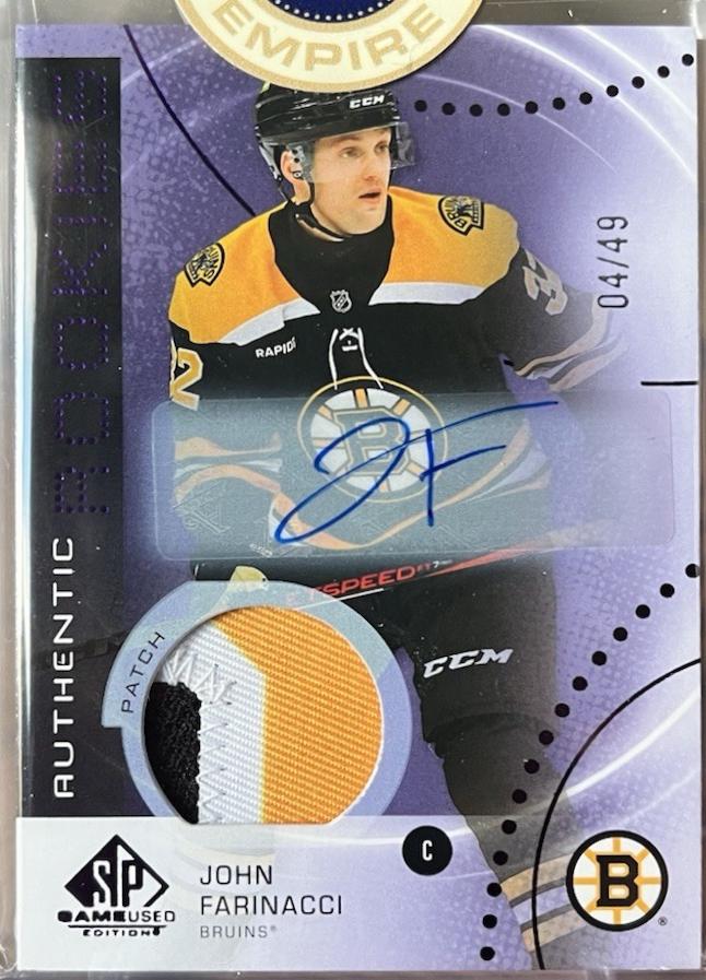 John Farinacci [Purple Autograph Patch] #AR-FA