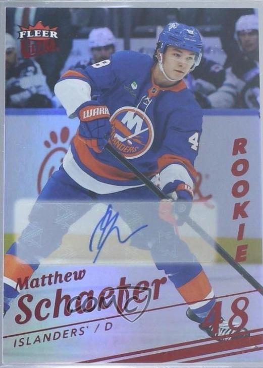 Matthew Schaefer [Red Rainbow Foil Auto] #164