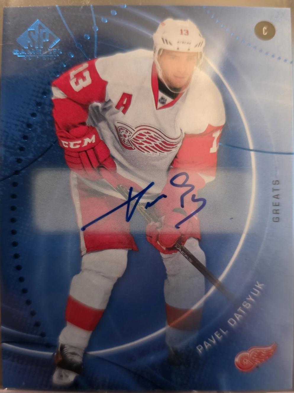 Pavel Datsyuk [Blue Autograph] #37
