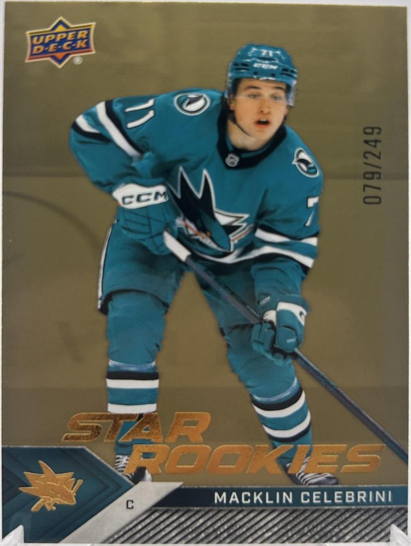 Macklin Celebrini [Gold] #13