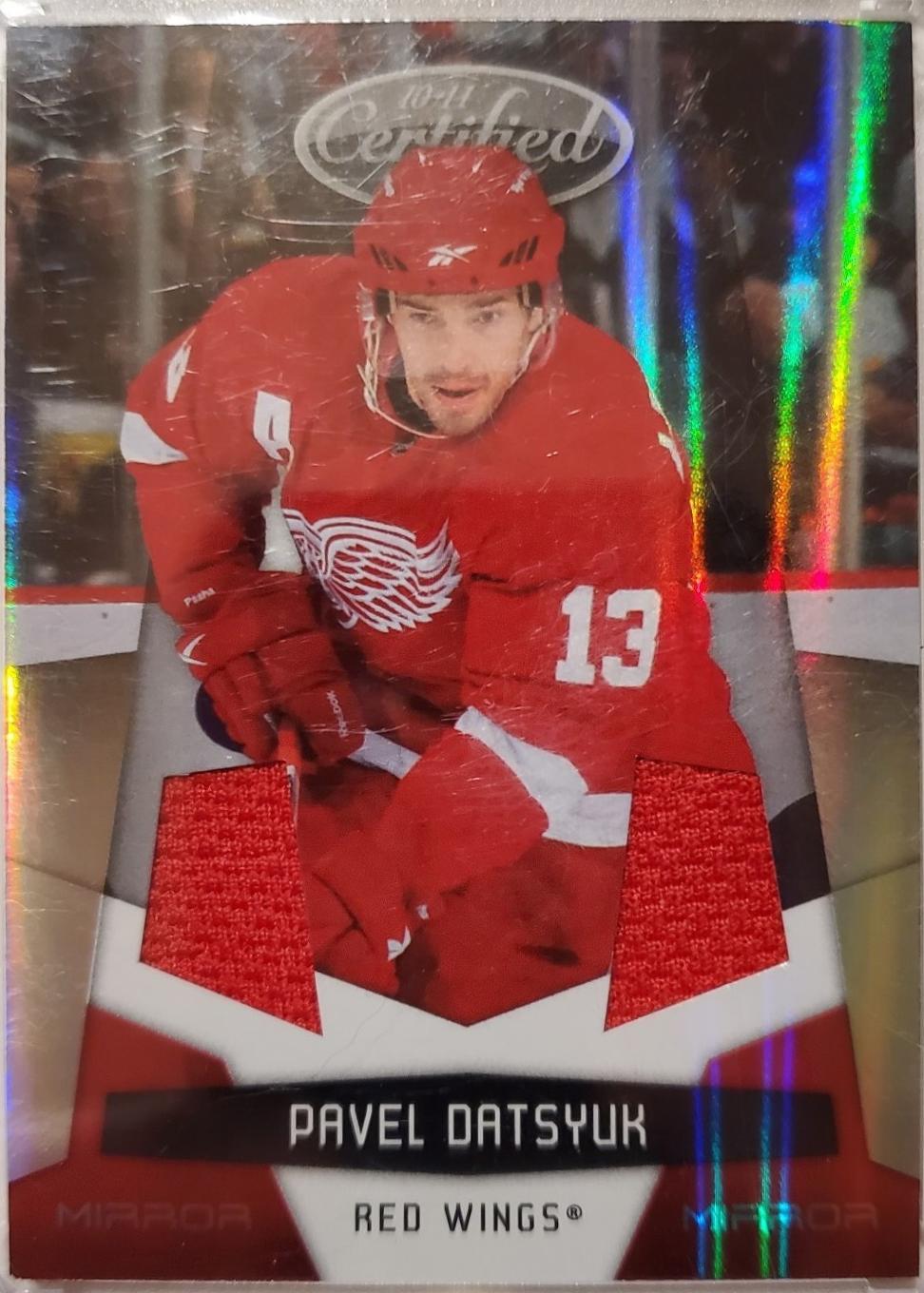 Pavel Datsyuk [Mirror Red Materials Dual] #51