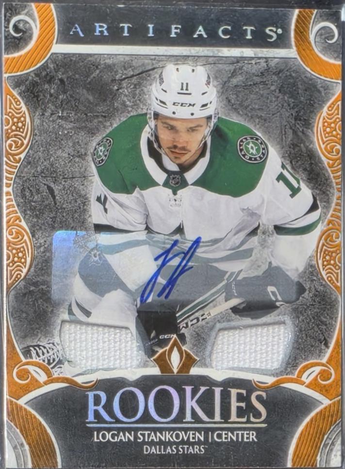 Logan Stankoven [Material Orange Autograph] #175