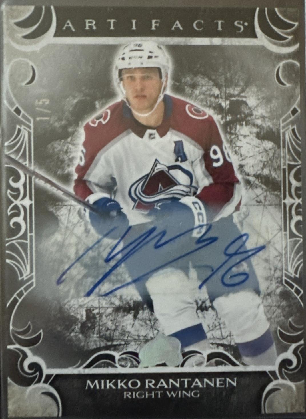 Mikko Rantanen [Black Autograph] #80