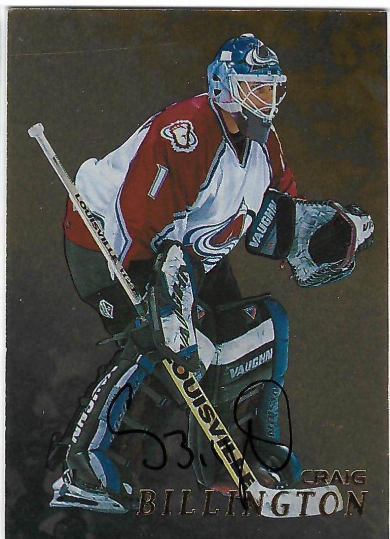 Craig Billington [Gold Autograph] #185