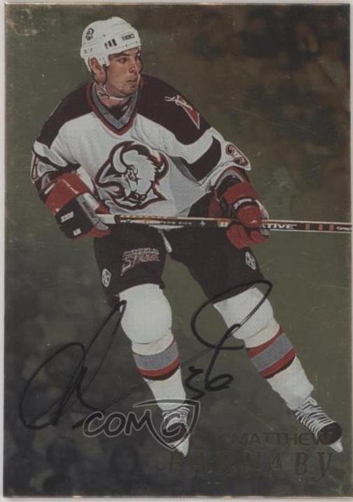 Matthew Barnaby [Gold Autograph] #14