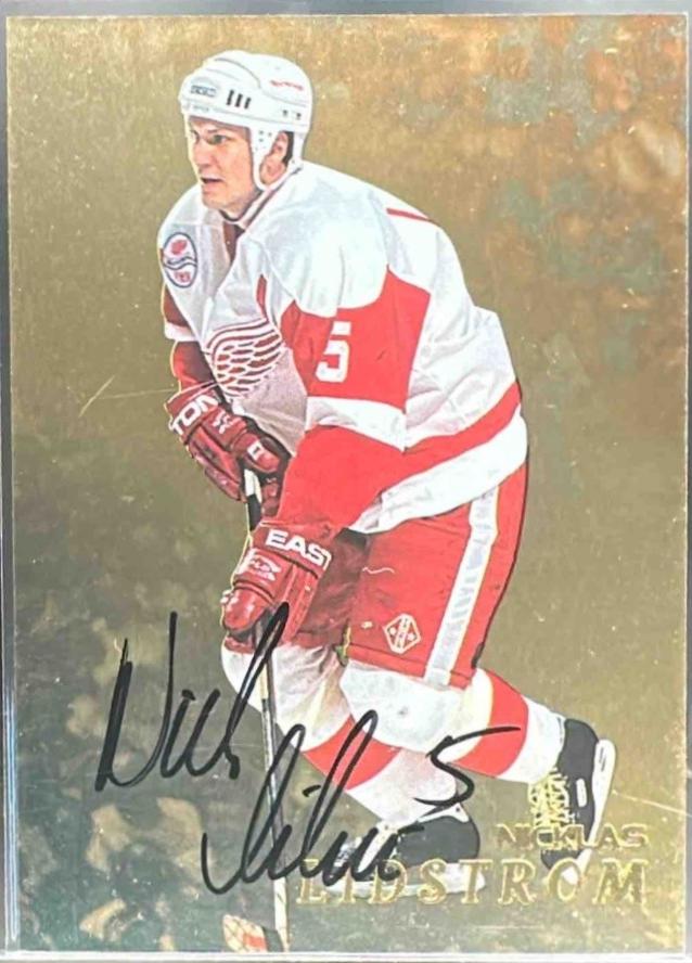 Nicklas Lidstrom [Gold Autograph] #197