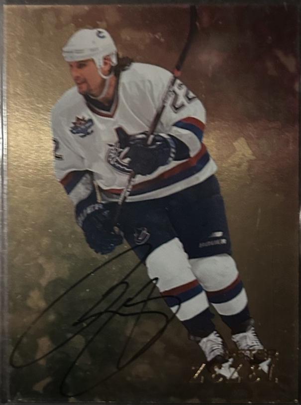 Peter Zezel [Gold Autograph] #294