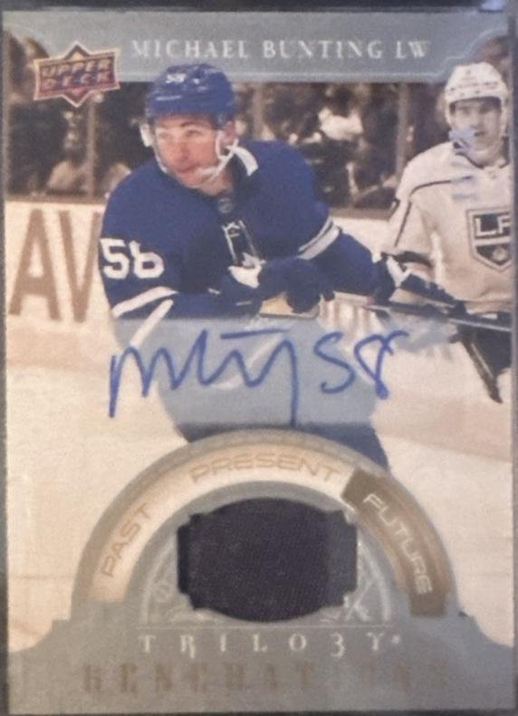 Michael Bunting [Patch Autograph] #TG-3C