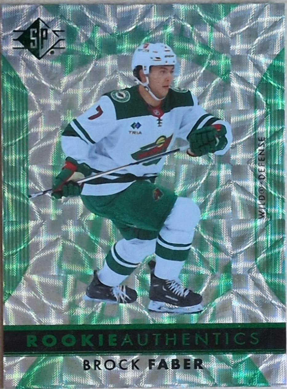 Brock Faber [Green Tint Patterned Foilboard] #128