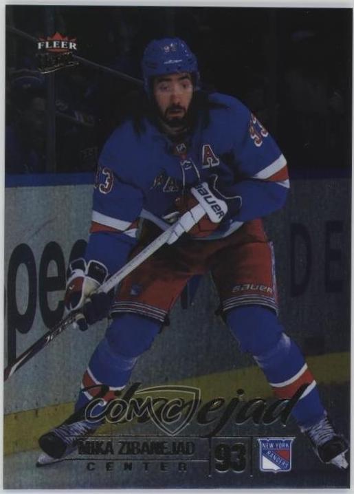 Mika Zibanejad [Rainbow Foil Autograph] #141