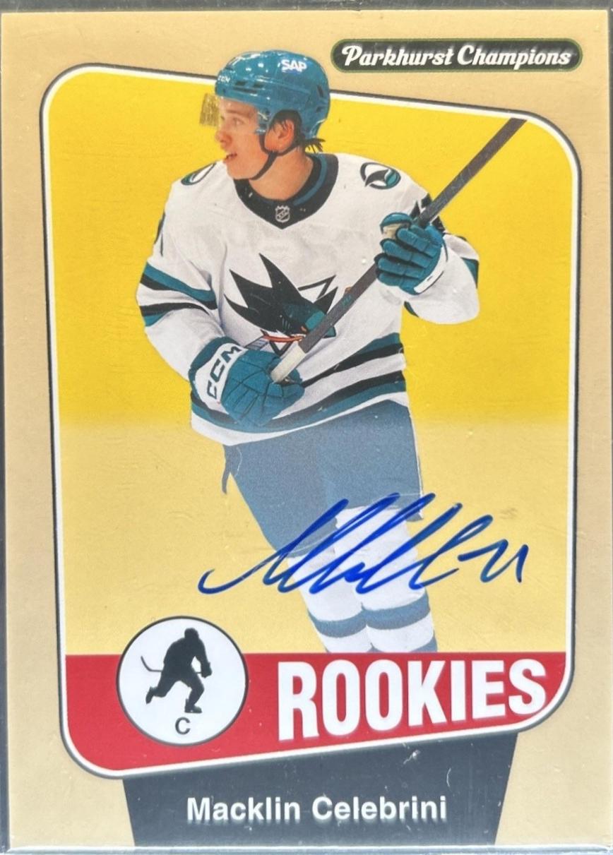 Macklin Celebrini [Rookie Autograph] #245