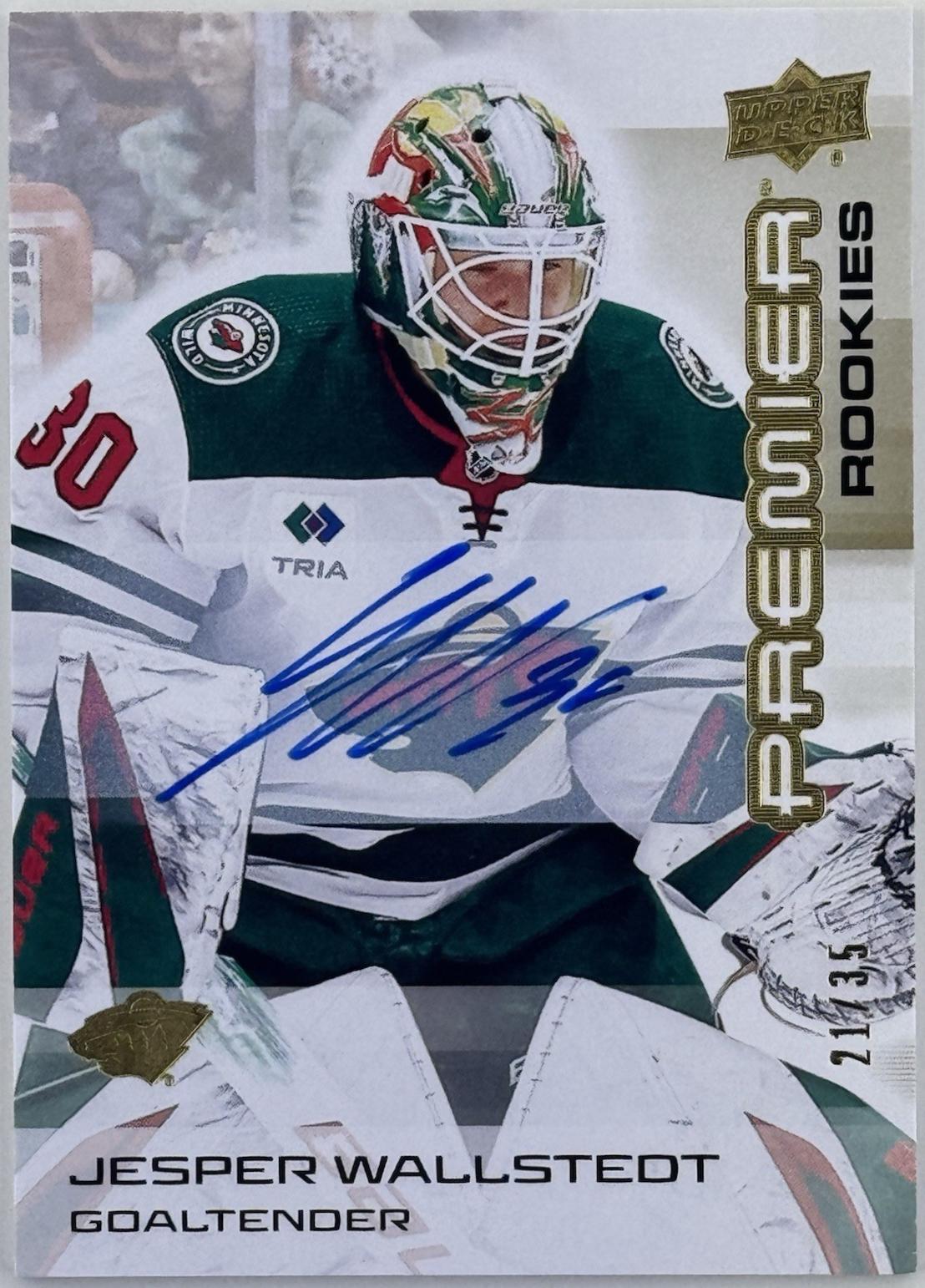 Jesper Wallstedt [Gold Autograph] #106