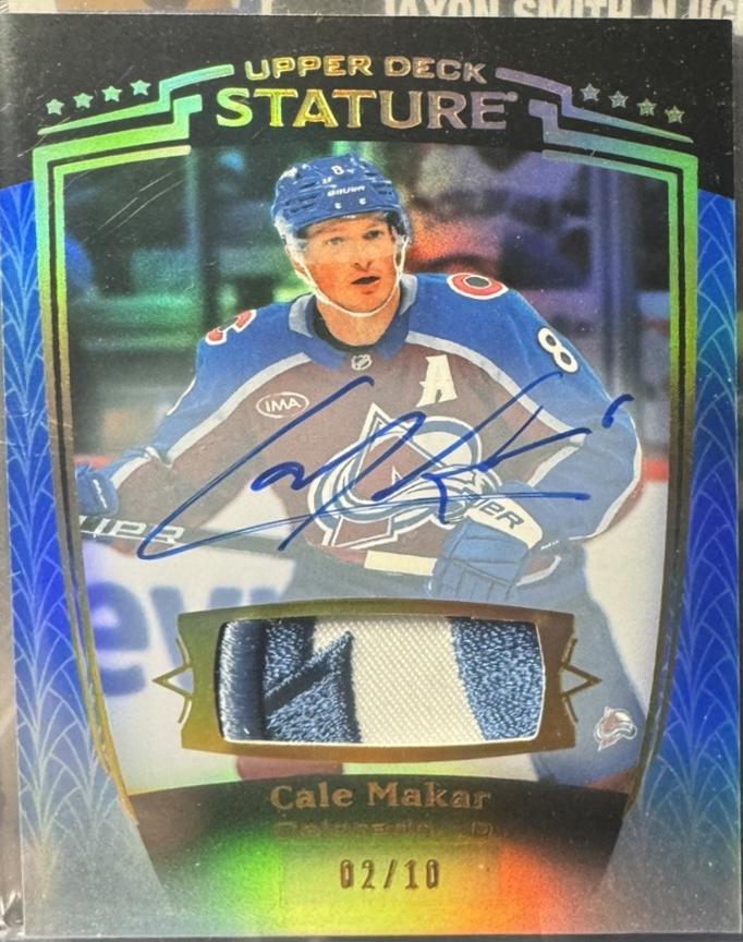 Cale Makar [Blue Autograph Memorabilia] #15