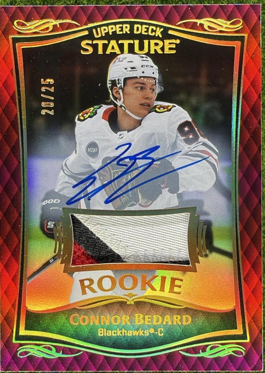 Connor Bedard [Red Autograph Memorabilia] #32