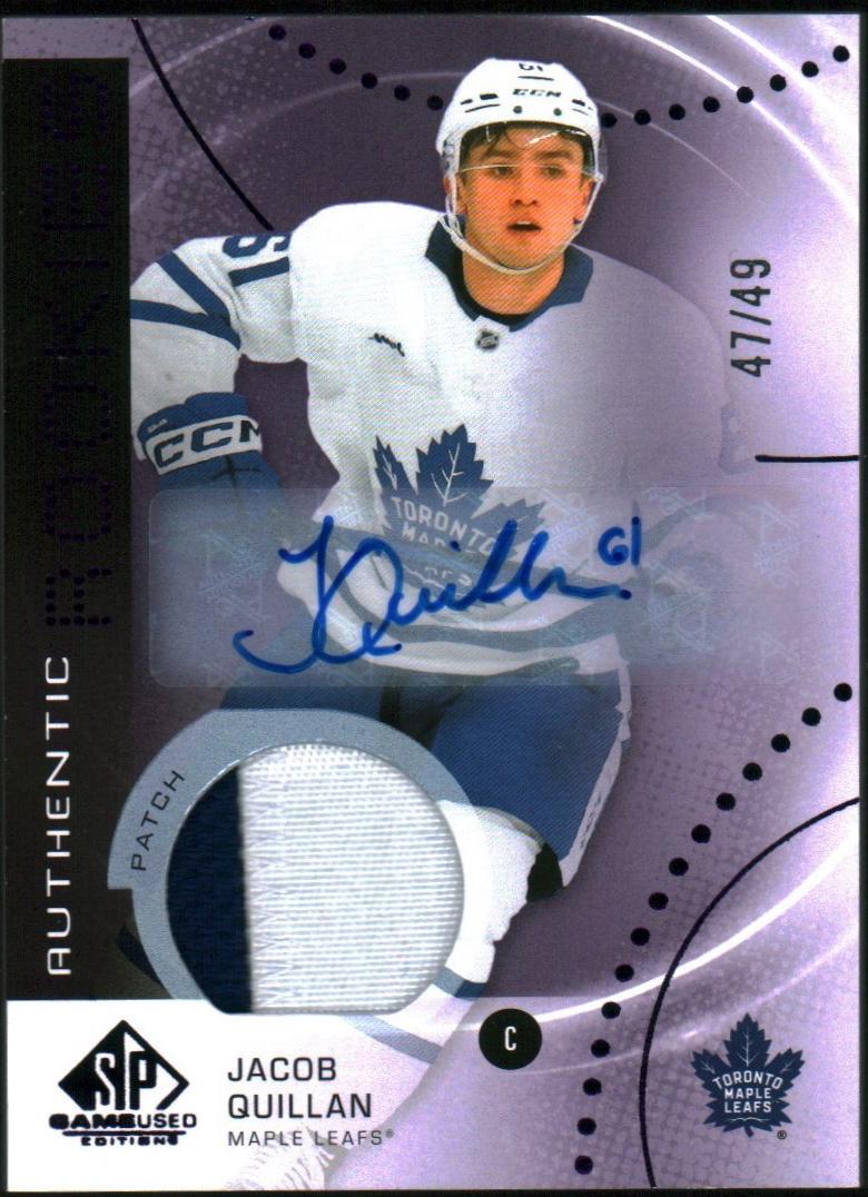 Jacob Quillan [Purple Autograph Patch] #AR-JQ