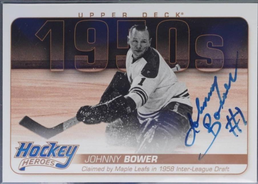 Johnny Bower [Autograph] #HH1