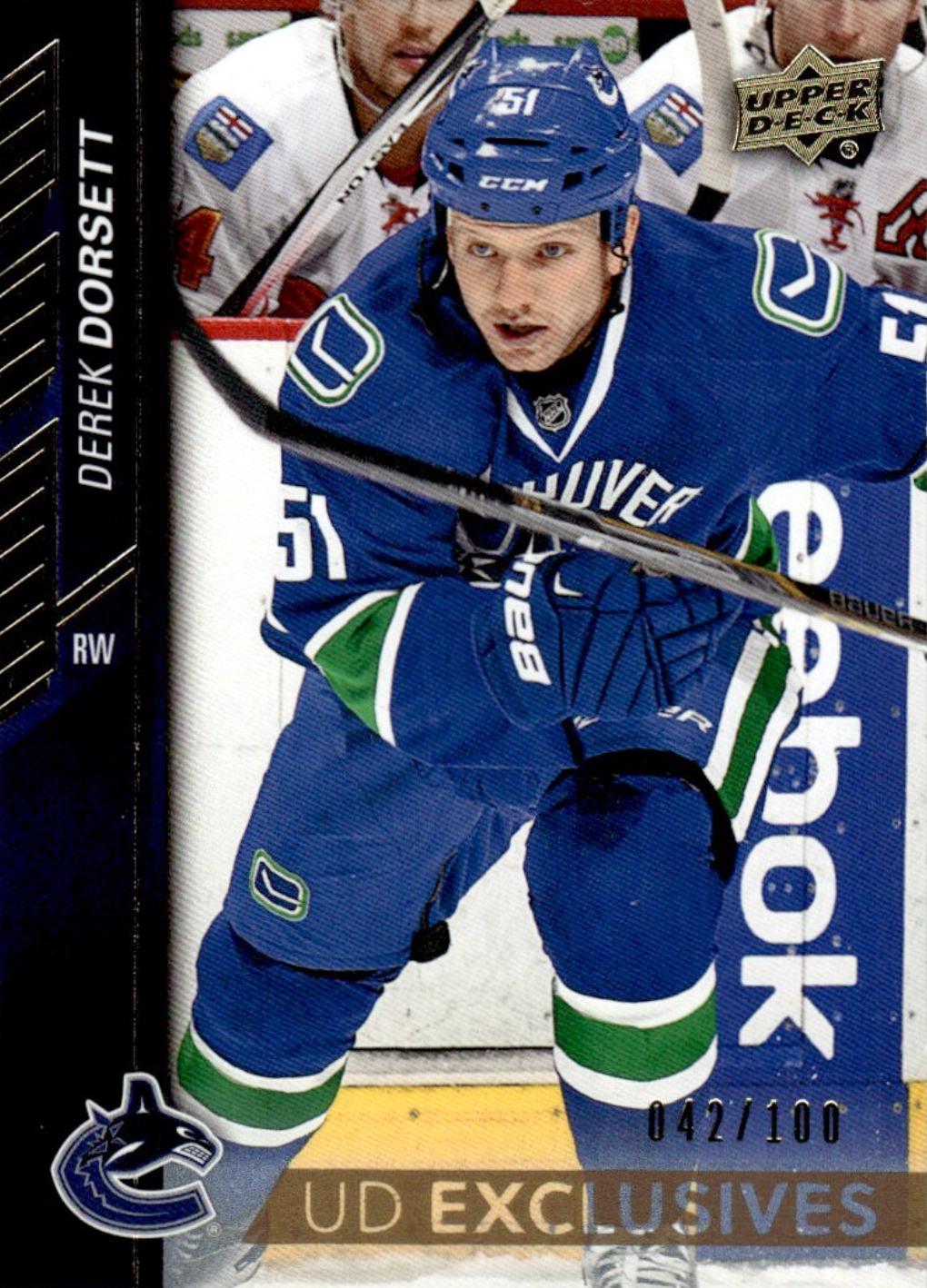 Derek Dorsett [UD Exclusives] #183