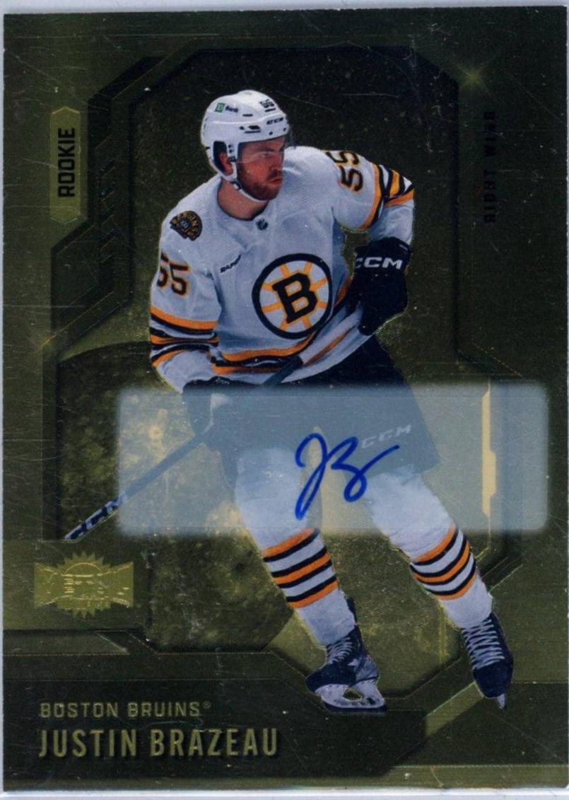 Justin Brazeau [Gold Autograph] #140