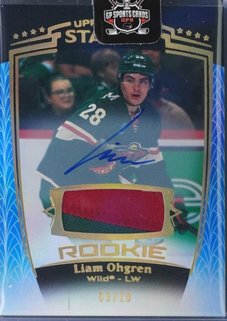 Liam Ohgren [Blue Autograph Memorabilia] #48