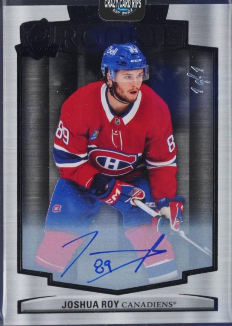 Joshua Roy [Black Gold Spectrum Foil Variation Auto Rookie] #103