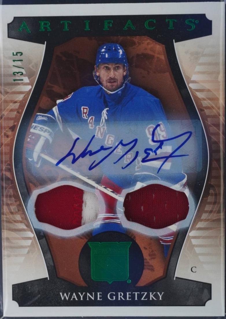Wayne Gretzky [Autograph Material Emerald] #166