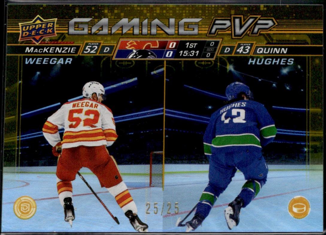 MacKenzie Weegar / Quinn Hughes [Gold] #GPVP-18