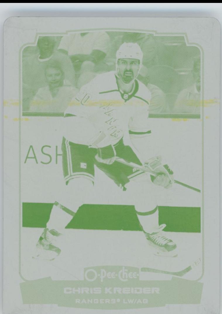 Chris Kreider [Printing Plate] #142