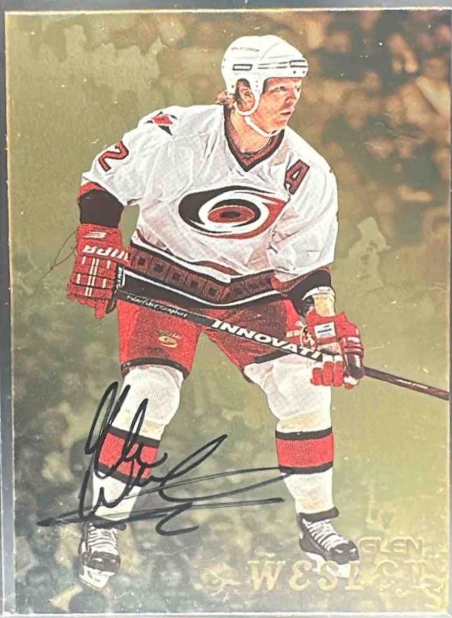 Glen Wesley [Gold Autograph] #26
