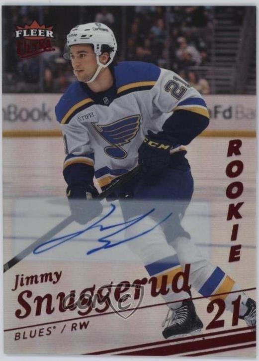 Jimmy Snuggerud [Red Rainbow Foil Auto] #177