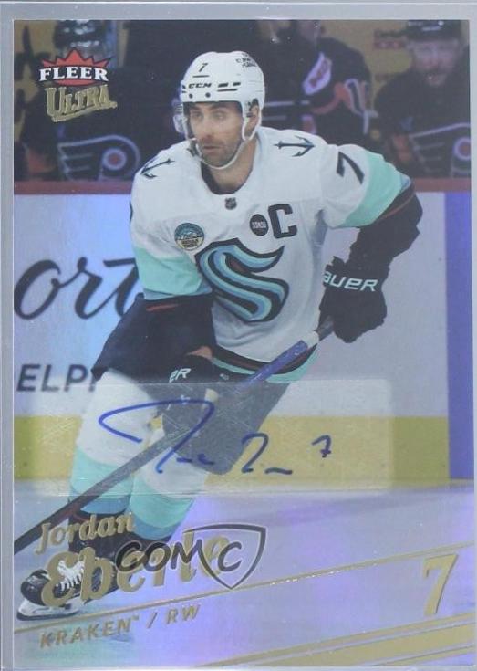 Jordan Eberle [Gold Rainbow Foil Auto] #58