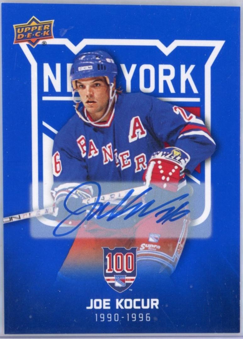Joe Kocur [Blue Autograph] #39