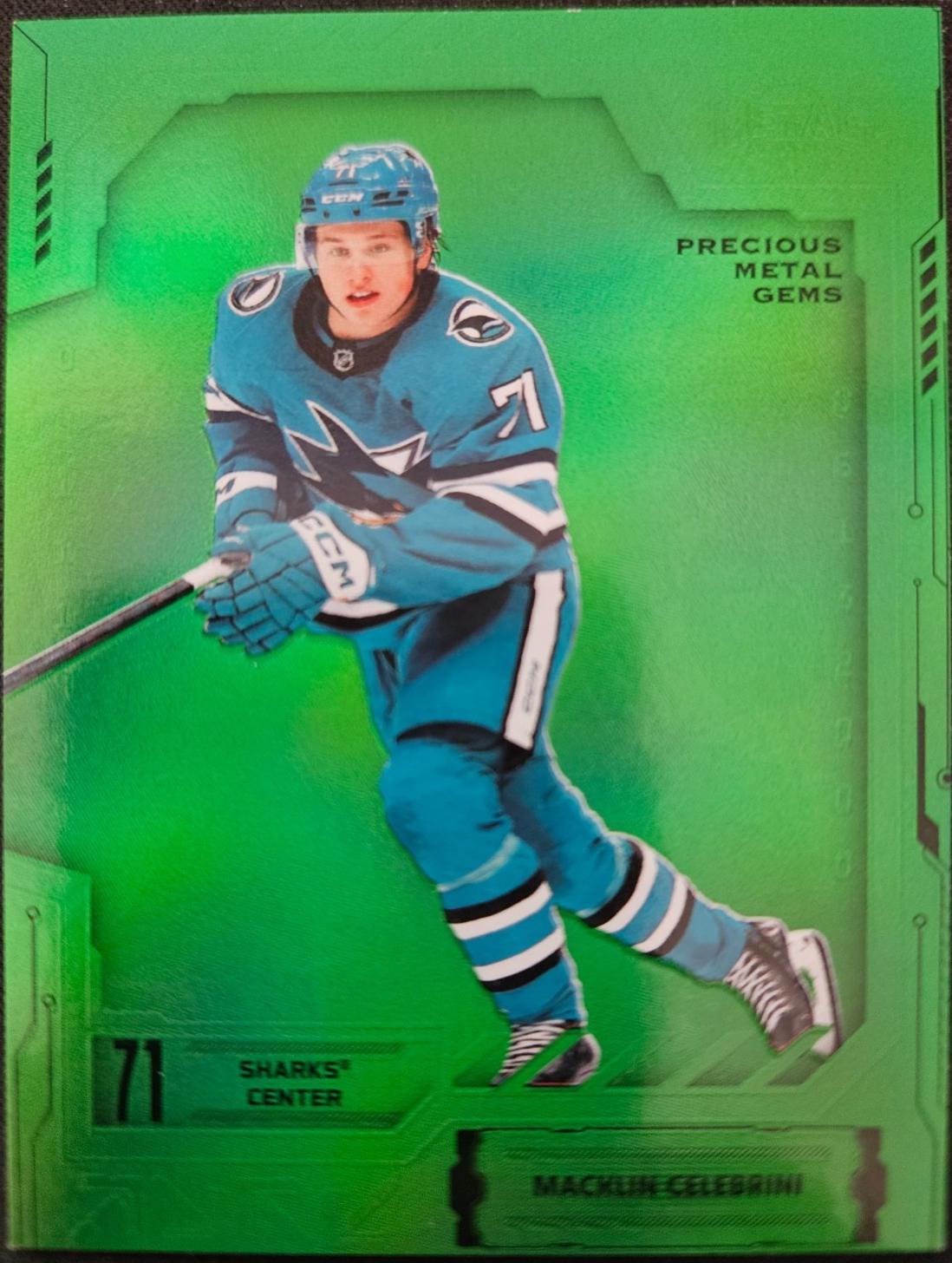 Macklin Celebrini [Green] #28