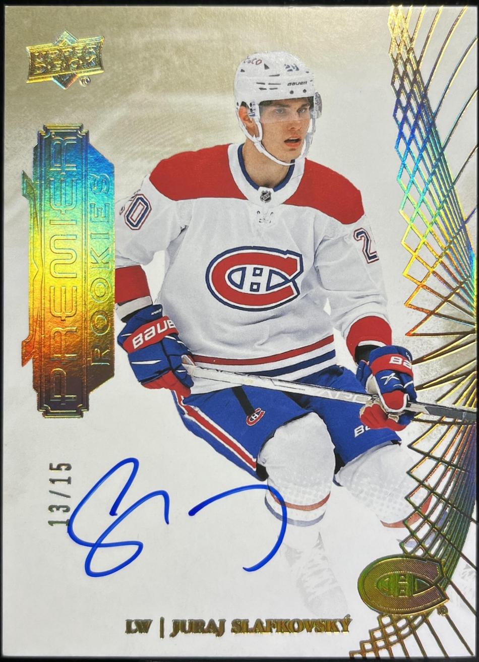 Juraj Slafkovsky [Autograph Gold] #115