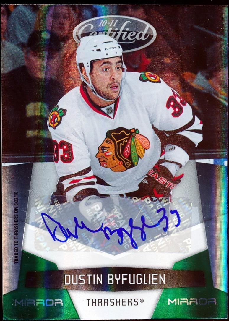Dustin Byfuglien [Mirror Emerald Signature] #8