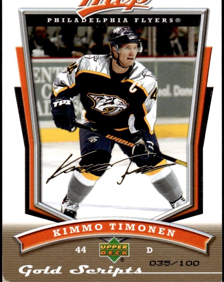 Kimmo Timonen [Gold Script] #218