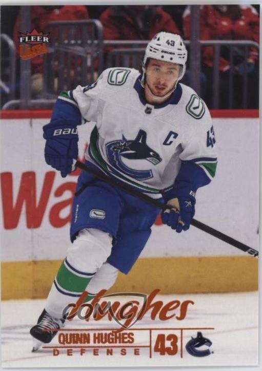 Quinn Hughes [Orange Foil] #87