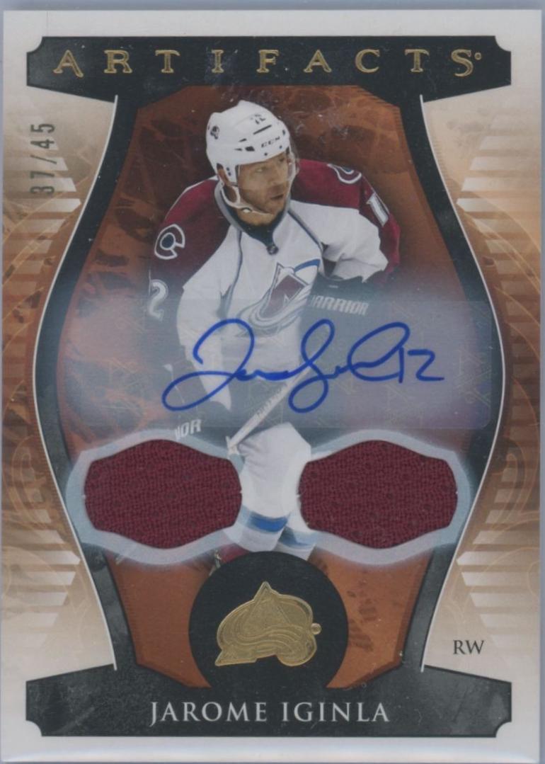Jarome Iginla [Autograph Material Gold] #169