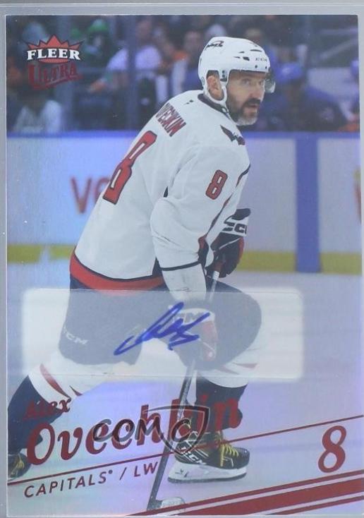 Alex Ovechkin [Red Rainbow Foil Auto] #118