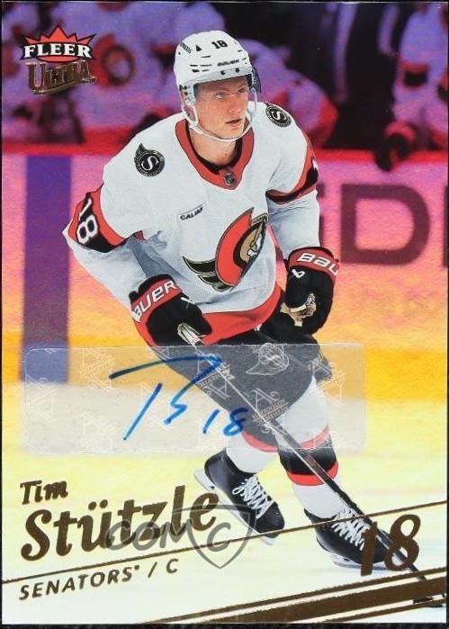 Tim Stutzle [Gold Rainbow Foil Auto] #96