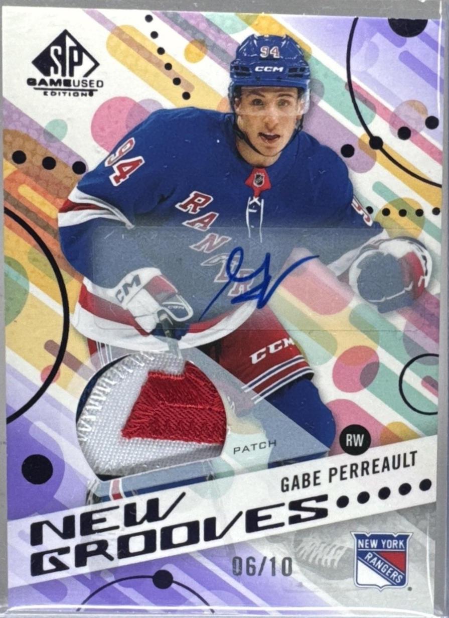 Gabe Perreault [Purple Patch Red Autograph] #NG-25