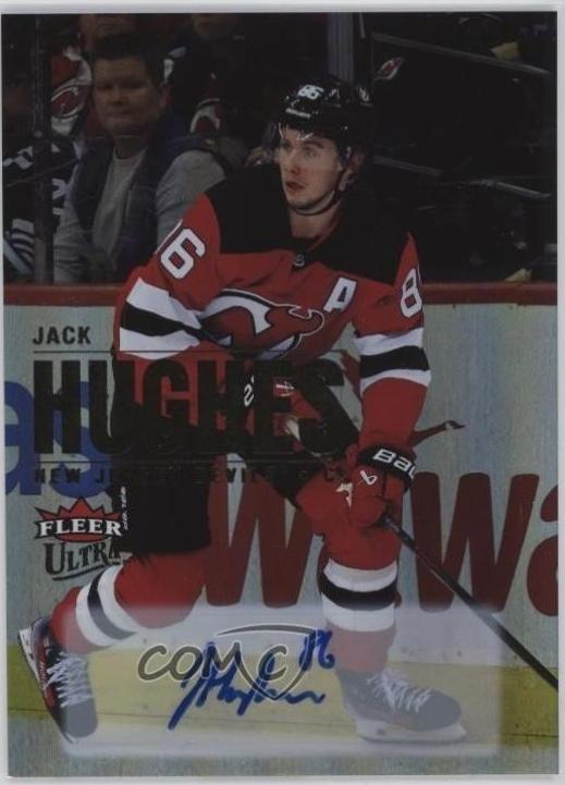 Jack Hughes [Rainbow Foil Autograph] #81