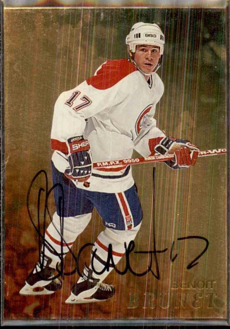 Benoit Brunet [Gold Autograph] #70