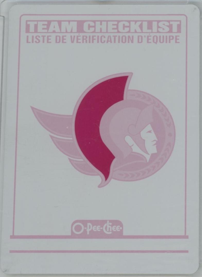 Ottawa Senators [Printing Plate] #571