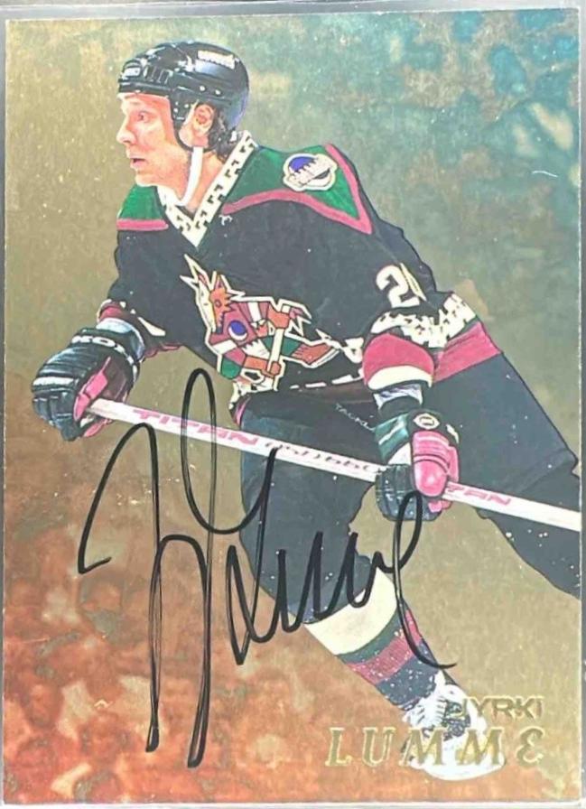 Jyrki Lumme [Gold Autograph] #259