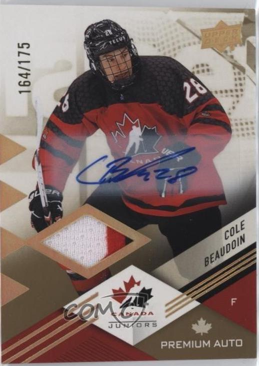 Cole Beaudoin [Autograph Patch] #34