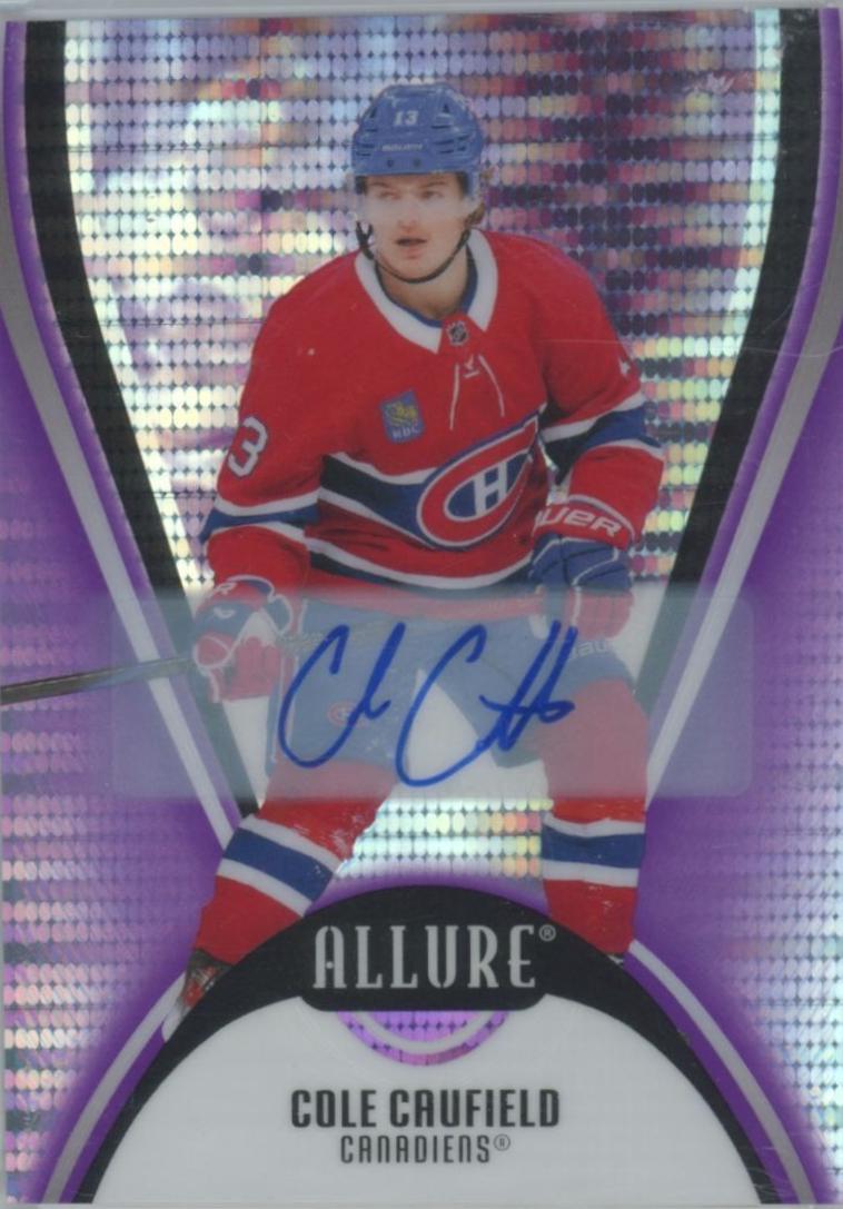 Cole Caufield [Purple Diamond Autograph] #86