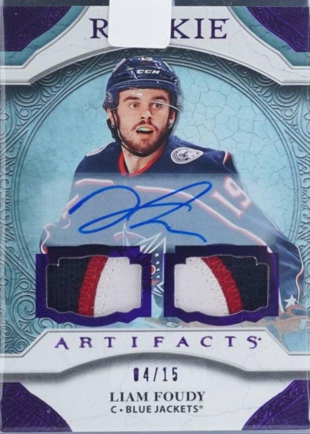 Liam Foudy [Autograph Material Purple] #162