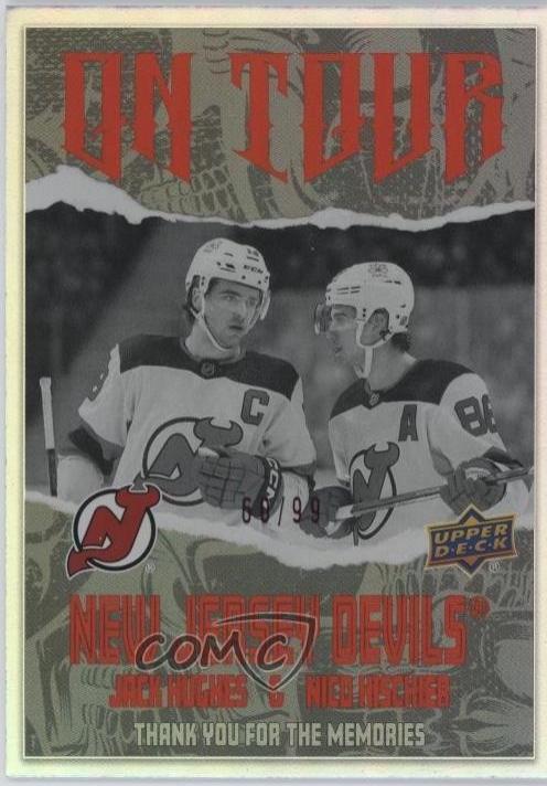 Jack Hughes / Nico Hischier [Red] #OT-29