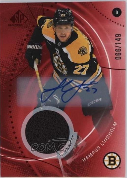 Hampus Lindholm [Red Auto Jersey] #156