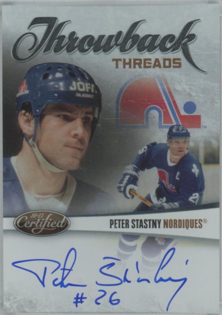 Peter Stastny [Autograph] #3